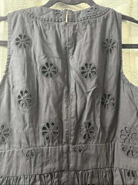 kate spade Black Floral Eyelet Dress - Picture 7 of 9